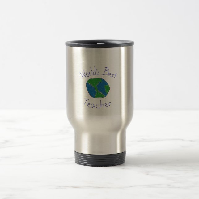 World's Best Teacher Travel Mug (Center)
