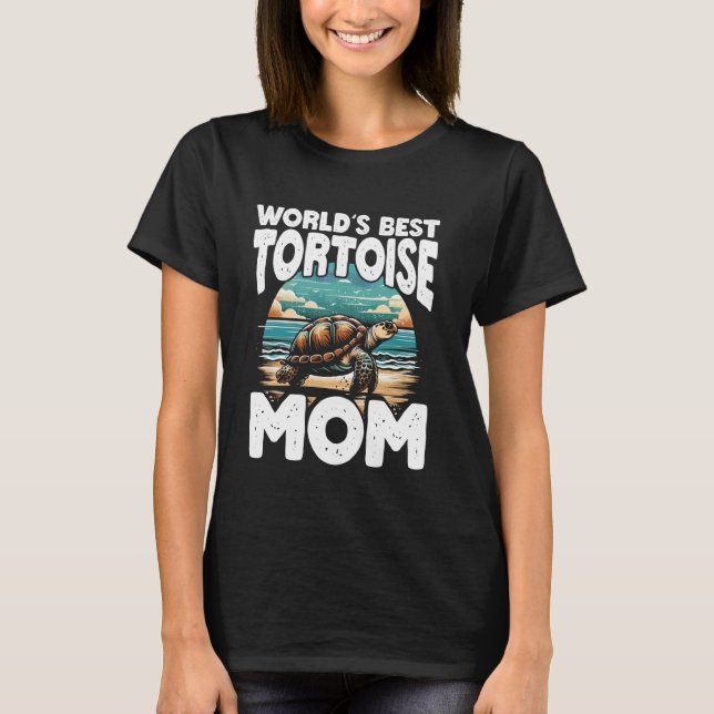 World's Best Tortoise Mum T-Shirt (Front)