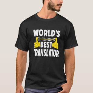 World's Best Translator Job Title Profession Trans T-Shirt