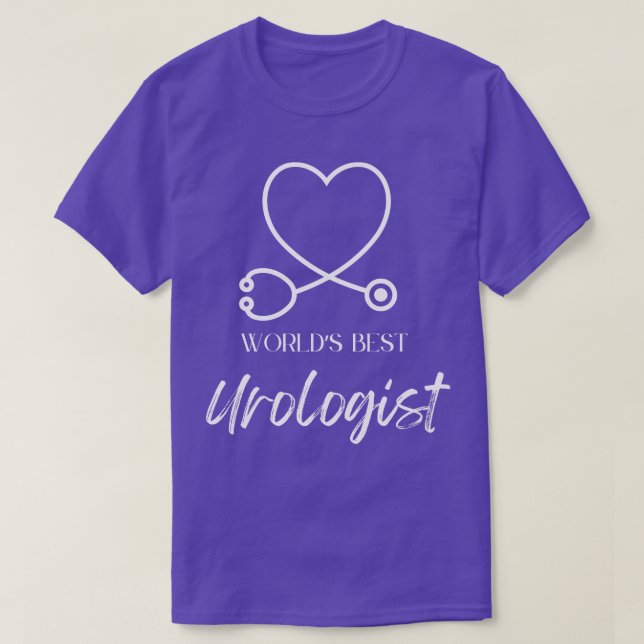 worlds best urologist T-Shirt (Design Front)
