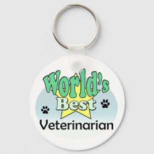 World's Best Veterinarian Key Ring