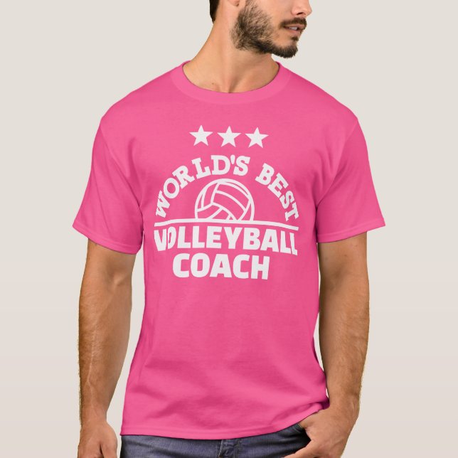 World'S Best Volleyball Coach T-Shirt (Front)