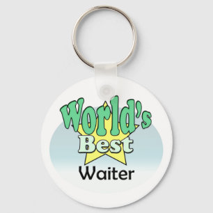 World's Best Waiter Key Ring