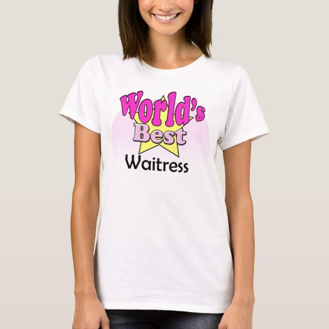 World's Best Waitress T-Shirt (Front)
