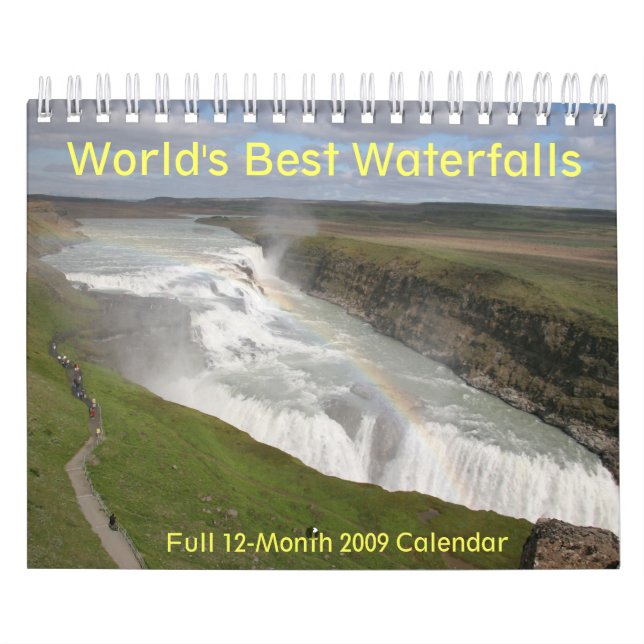 World's Best Waterfalls 2009 Calendar 7"x11" (Cover)