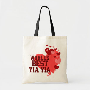 Worlds Best Yia Yia Personalised Tote Bag