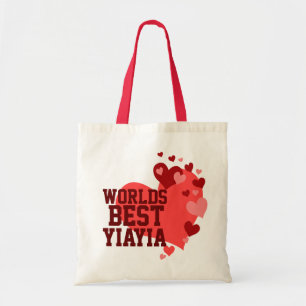 Worlds Best YiaYia Personalised Tote Bag