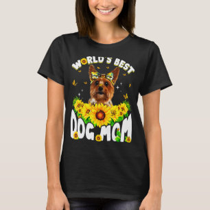 World's Best Yorkshire Terrier Dog Mum Mother's D T-Shirt