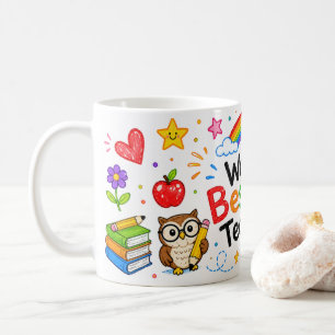 World's Bestest Teacher Cute Teacher Appreciation Coffee Mug