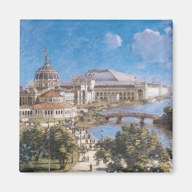 World's Colombian Exposition by Theodore Robinson Magnet (Front)