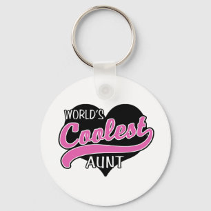 World's Coolest Aunt Key Ring