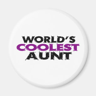Worlds Coolest Aunt Magnet