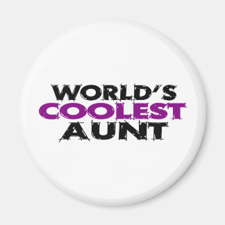 Worlds Coolest Aunt Magnet