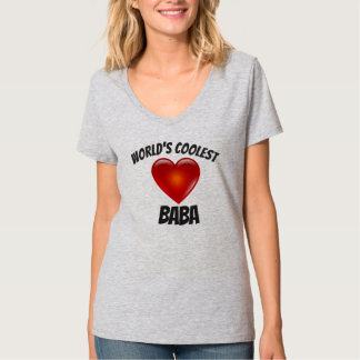 World's Coolest Baba Heart Shirt