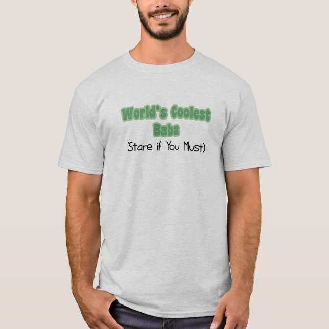 World's Coolest Baba T-Shirt (Front)