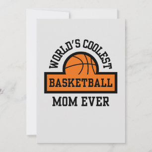 WORLD'S COOLEST BASKETBALL MOM HOLIDAY CARD