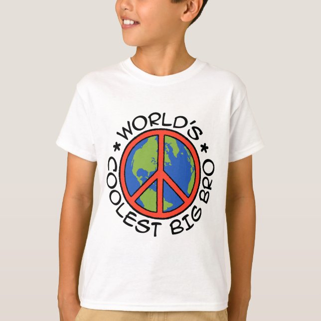 World's Coolest Big Brother T-Shirt (Front)
