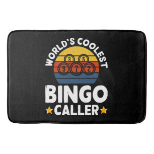 World's Coolest Bingo Caller Bath Mat