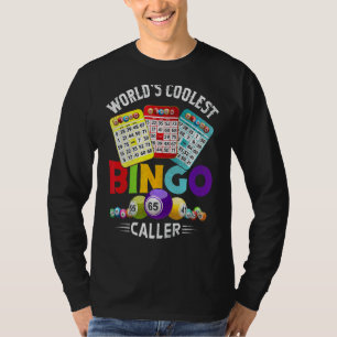 World's Coolest Bingo Caller   Bingo Player T-Shirt
