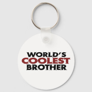 Worlds Coolest Brother Key Ring