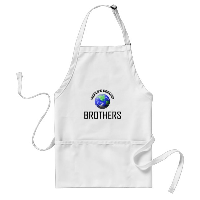 World's Coolest Brothers Standard Apron (Front)