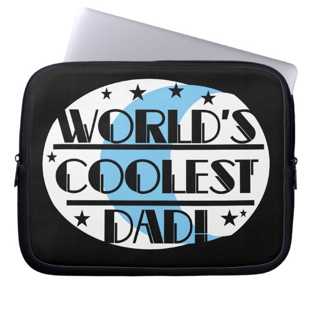 World's Coolest Dad Gifts Laptop Sleeve (Front)