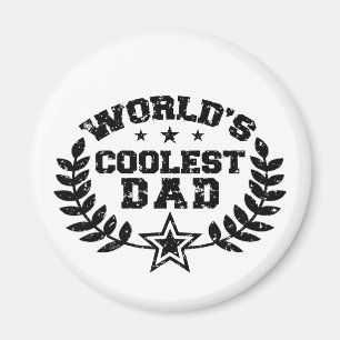 World's Coolest Dad Magnet