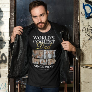World's Coolest Dad Photo T-Shirt