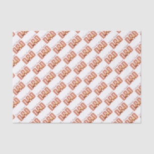 World's Coolest Dad Retro Light Pattern Tissue Paper