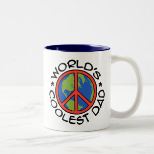 World's Coolest Dad Two-Tone Coffee Mug