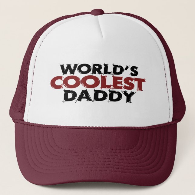 Worlds Coolest Daddy Trucker Hat (Front)