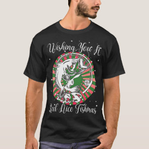 Worlds Coolest Fishing Dad Father Christmas Presen T-Shirt