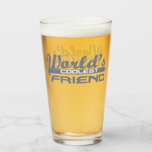 World's Coolest Friend Glass
