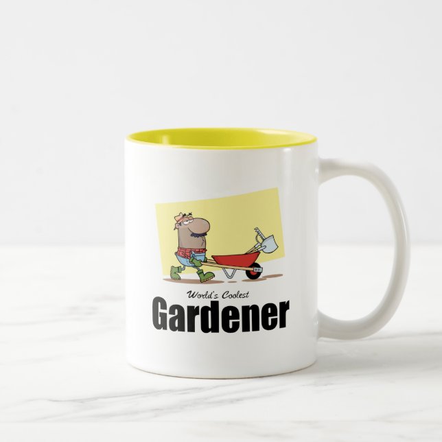 World's Coolest Gardener Two-Tone Coffee Mug (Right)