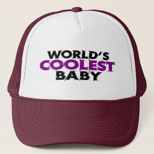 Worlds Coolest Girl Trucker Hat (Front)