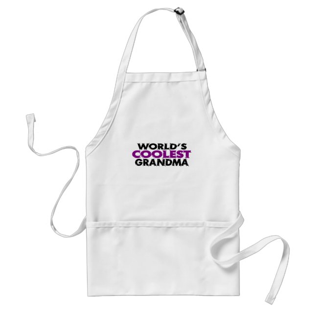Worlds Coolest Grandma Standard Apron (Front)