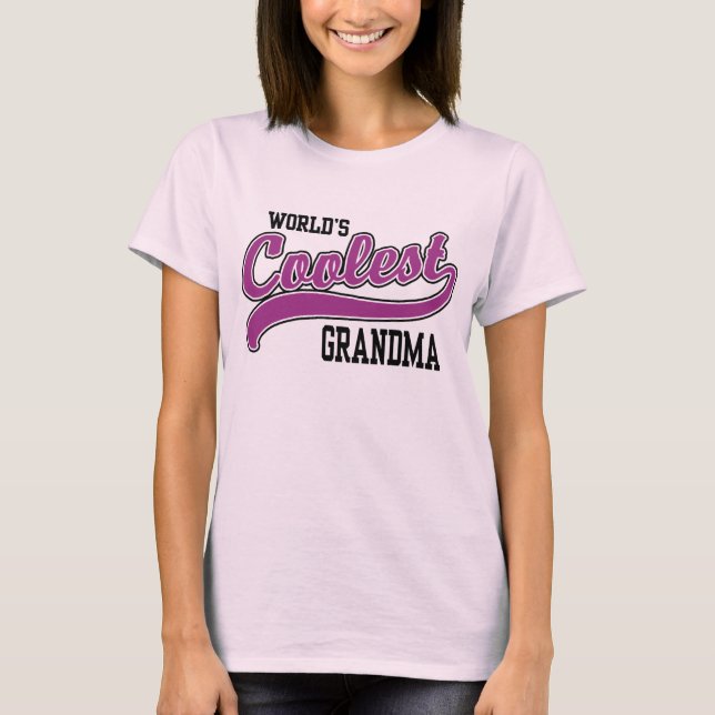 World's Coolest Grandma T-Shirt (Front)