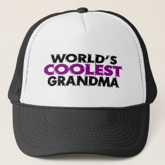 Worlds Coolest Grandma Trucker Hat