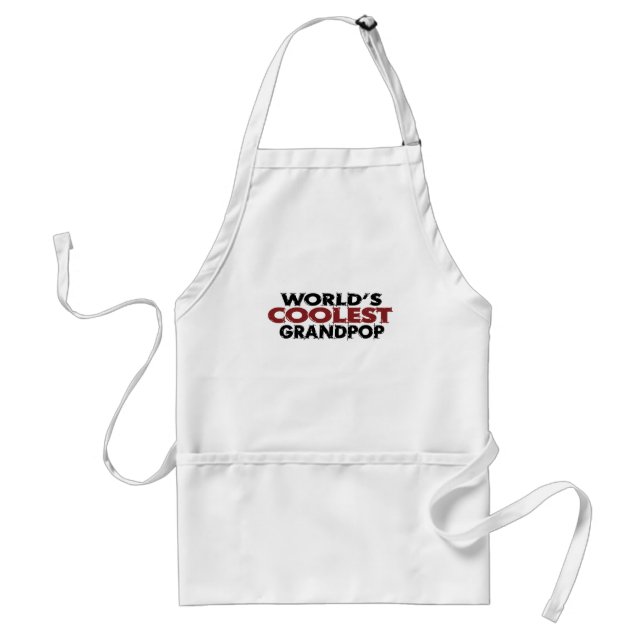 Worlds Coolest Grandpop Standard Apron (Front)