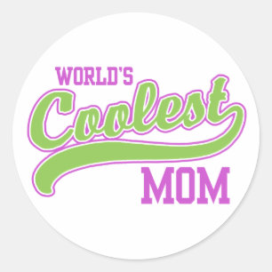 World's Coolest Mum Classic Round Sticker