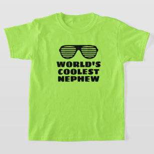 World's Coolest Nephew funny kid's t shirt for boy