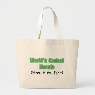 World's Coolest Nonnie Large Tote Bag
