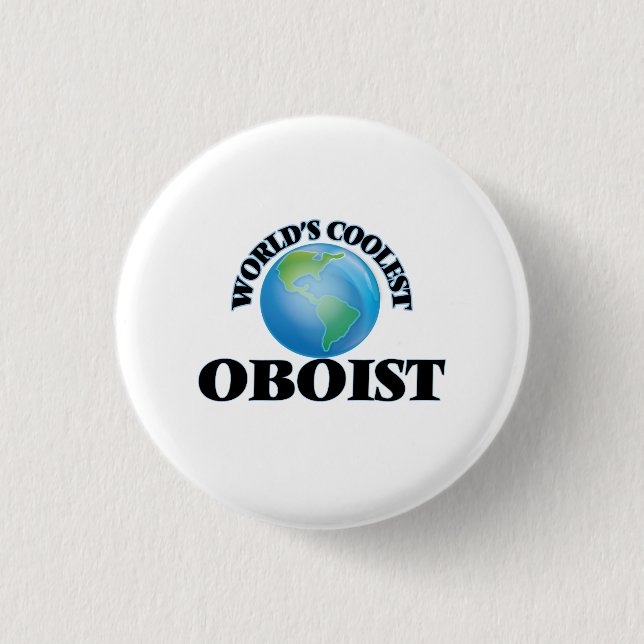 World's coolest Oboist 3 Cm Round Badge (Front)