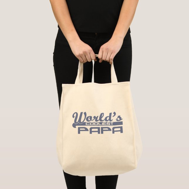 World's Coolest Papa Tote Bag (Front (Product))