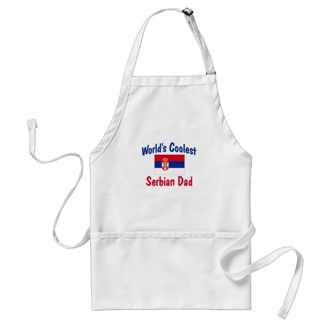 World's Coolest Serbian Dad Standard Apron (Front)