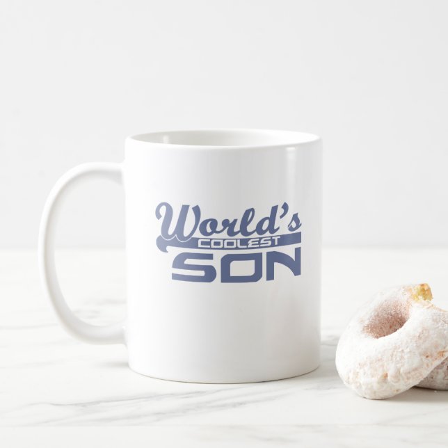 Worlds Coolest Son Coffee Mug (With Donut)