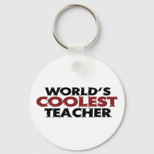Worlds Coolest Teacher Key Ring