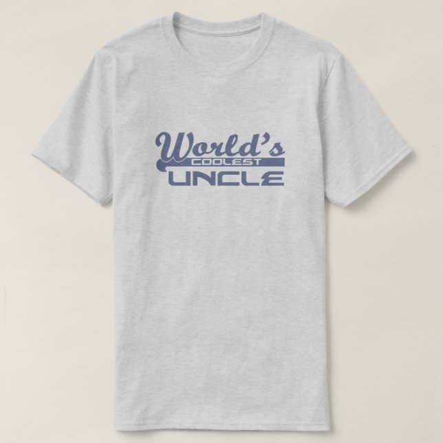 Worlds Coolest Uncle T-Shirt (Design Front)