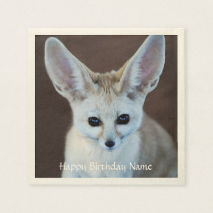 Worlds Cutest Fennec Fox Napkin