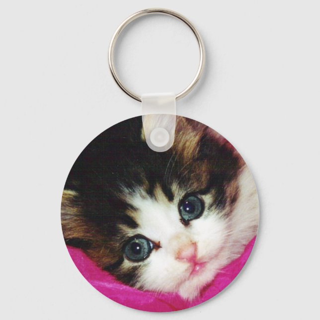 Worlds Cutest Kitten Key Ring (Front)